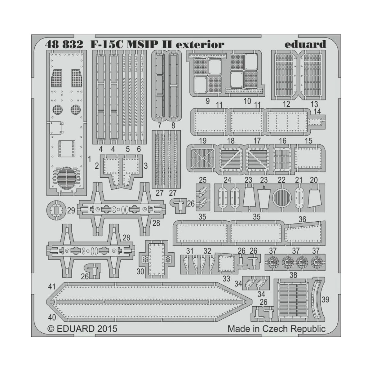 F-15C MSIP II exterior for Great Wall Ho - Eduard Accessories 48832