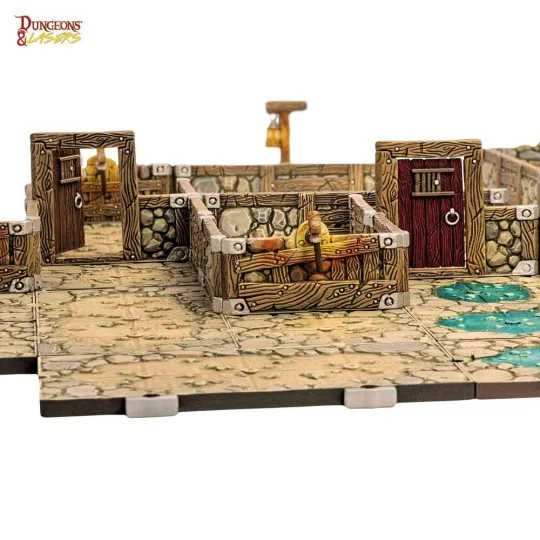 Dungeons & Lasers Dwarven Mine Half-Height Walls - Archon Studio DN...