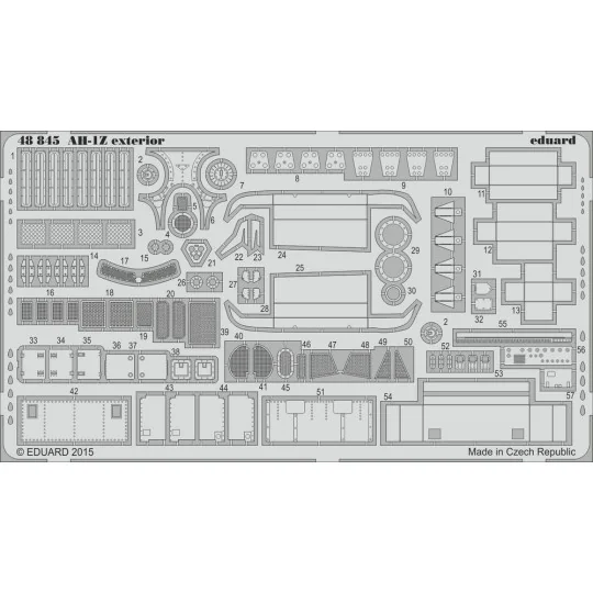 AH-1Z exterior for KittyHawk, 1/48 - Eduard Accessories 48845