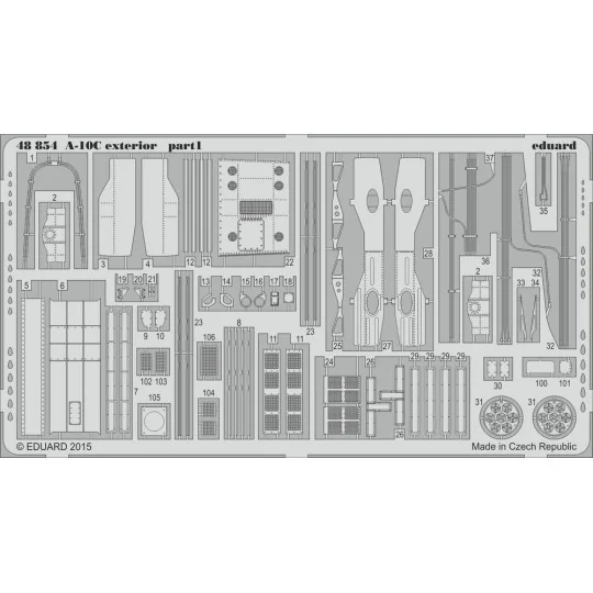 A-10C exterior for Italeri - Eduard Accessories 48854