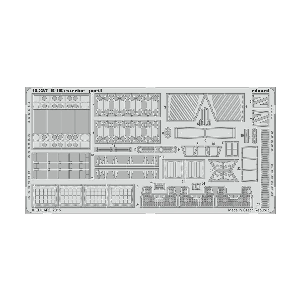 B-1B exterior for Revell, 1/48 - Eduard Accessories 48857