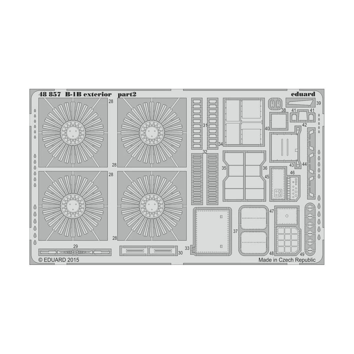 B-1B exterior for Revell, 1/48 - Eduard Accessories 48857