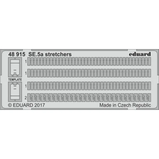 SE.5a stretchers for Eduard, 1/48 - Eduard Accessories 48915