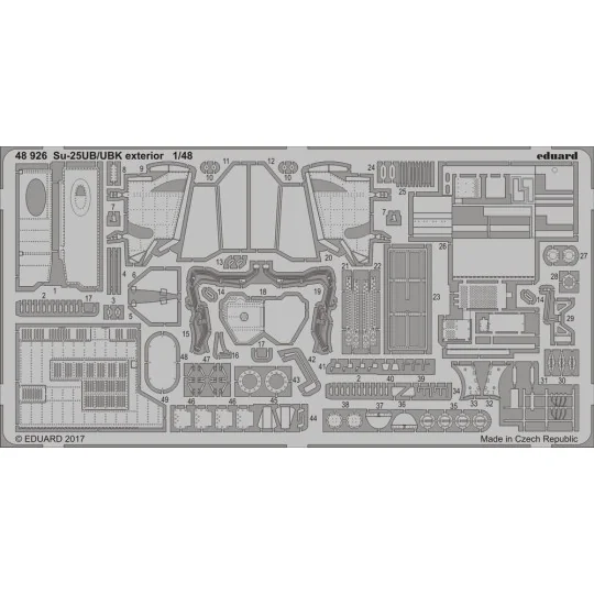 Su-25UB/UBK exterior for SMER - Eduard Accessories 48926