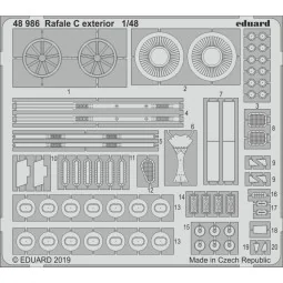 Rafale C exterior for Revell, 1/48 - Eduard Accessories 48986