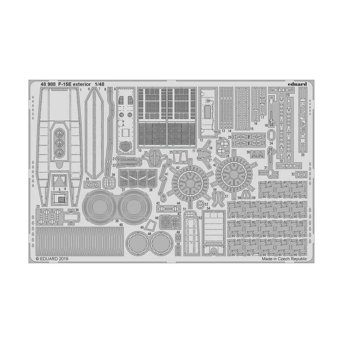 F-15E exterior for Great Wall Hobby - Eduard Accessories 48988