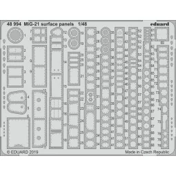 MiG-21 surface panels for Eduard, 1/48 - Eduard Accessories 48994