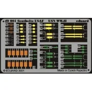 Sicherheitsgurte USAF & USN WW II - Eduard Accessories 49001