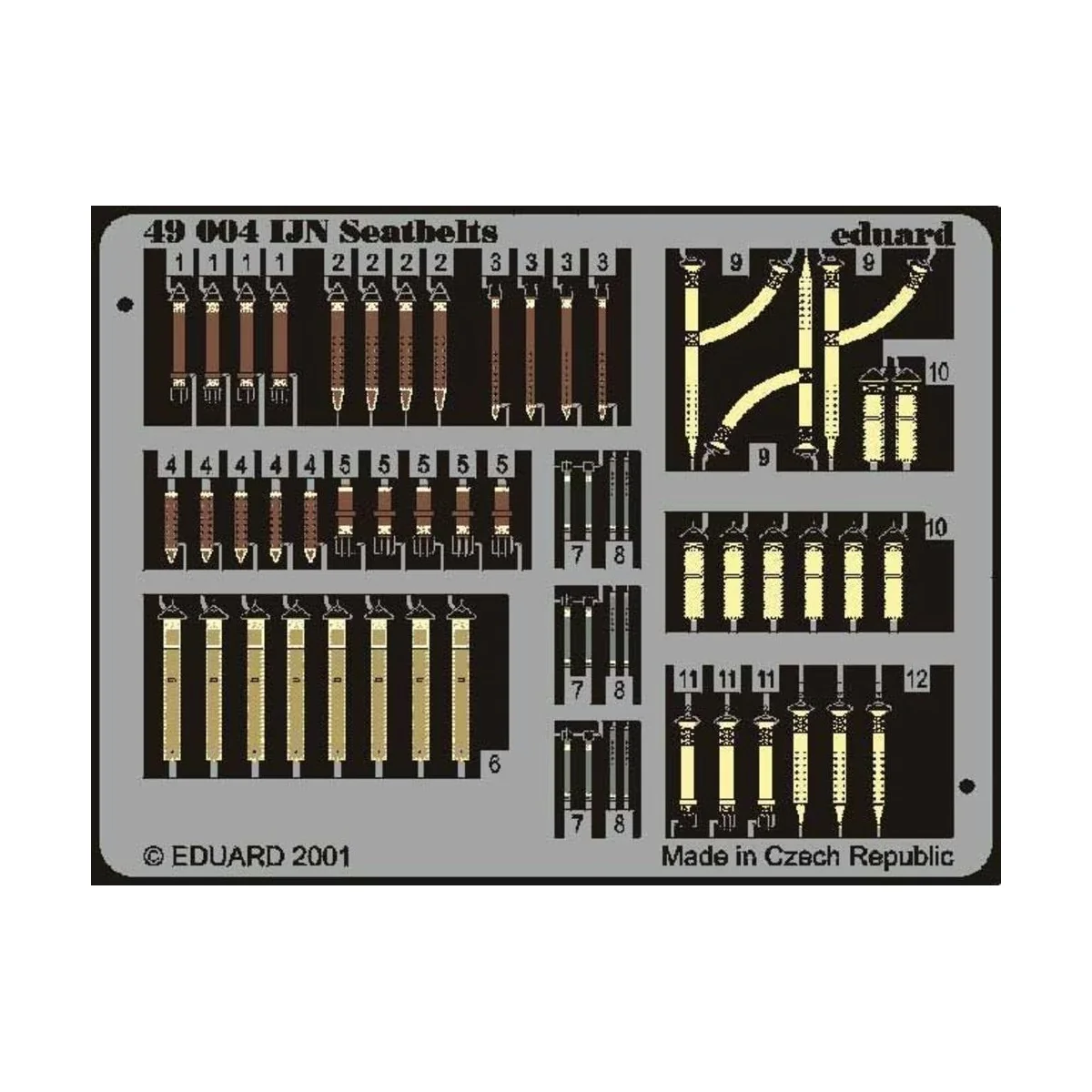 Seatbelts IJN, 1/48 - Eduard Accessories 49004 Seatbelts IJN, 1/48 - Eduard Accessories 49004