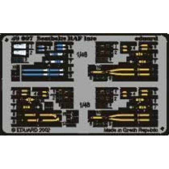 Color Seatbelts RAF late, 1/48 - Eduard Accessories 49007