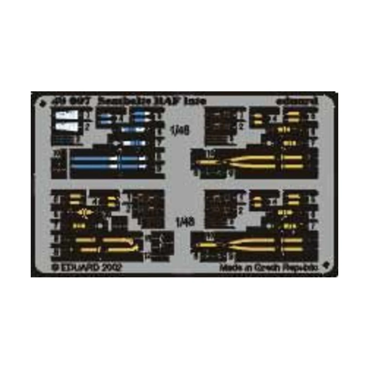 Color Seatbelts RAF late, 1/48 - Eduard Accessories 49007