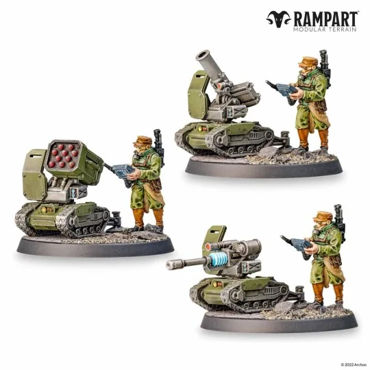 Modular Terrain: CITY DEFENDERS MINIATURE PACK - Archon Studio RAM0003
