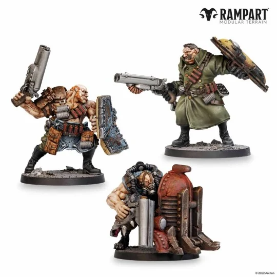 Modular Terrain: CITY DEFENDERS MINIATURE PACK - Archon Studio RAM0003