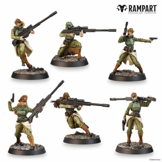 Modular Terrain: CITY DEFENDERS MINIATURE PACK - Archon Studio RAM0003