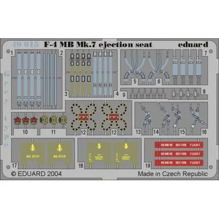 F-4 Phantom II MB Mk.7 Ejection Seat Grey, 1/48 - Eduard Accessorie...
