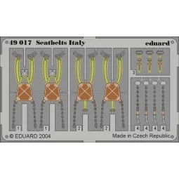 Seatbelts Italy, 1/48 - Eduard Accessories 49017