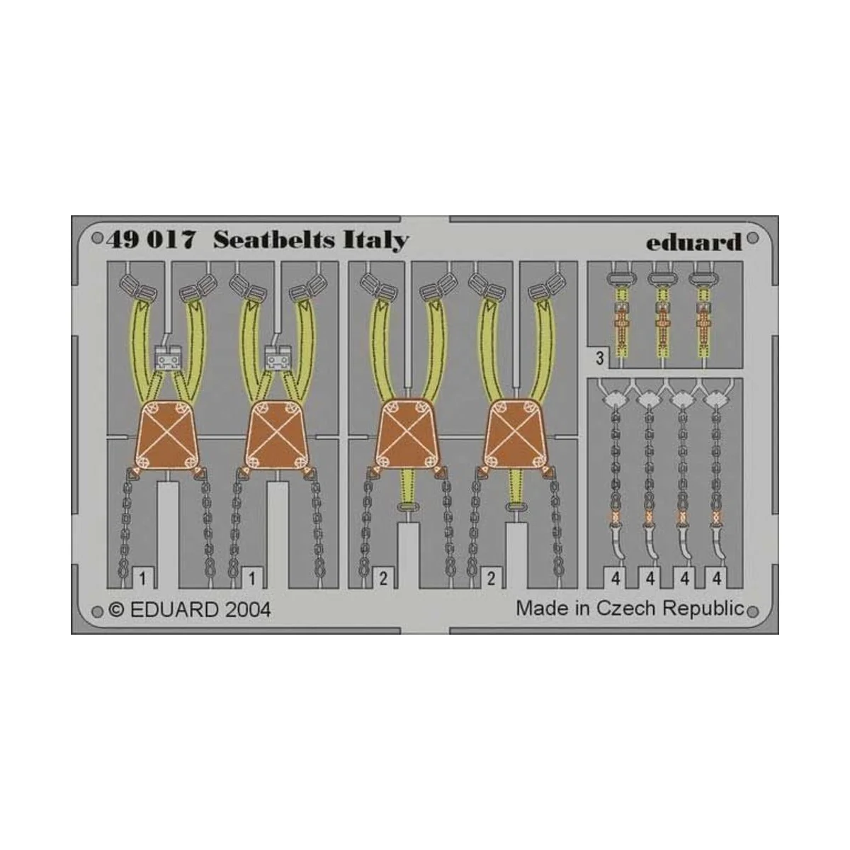 Seatbelts Italy, 1/48 - Eduard Accessories 49017