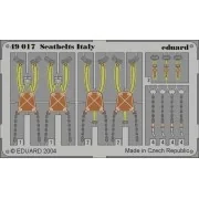 Seatbelts Italy, 1/48 - Eduard Accessories 49017