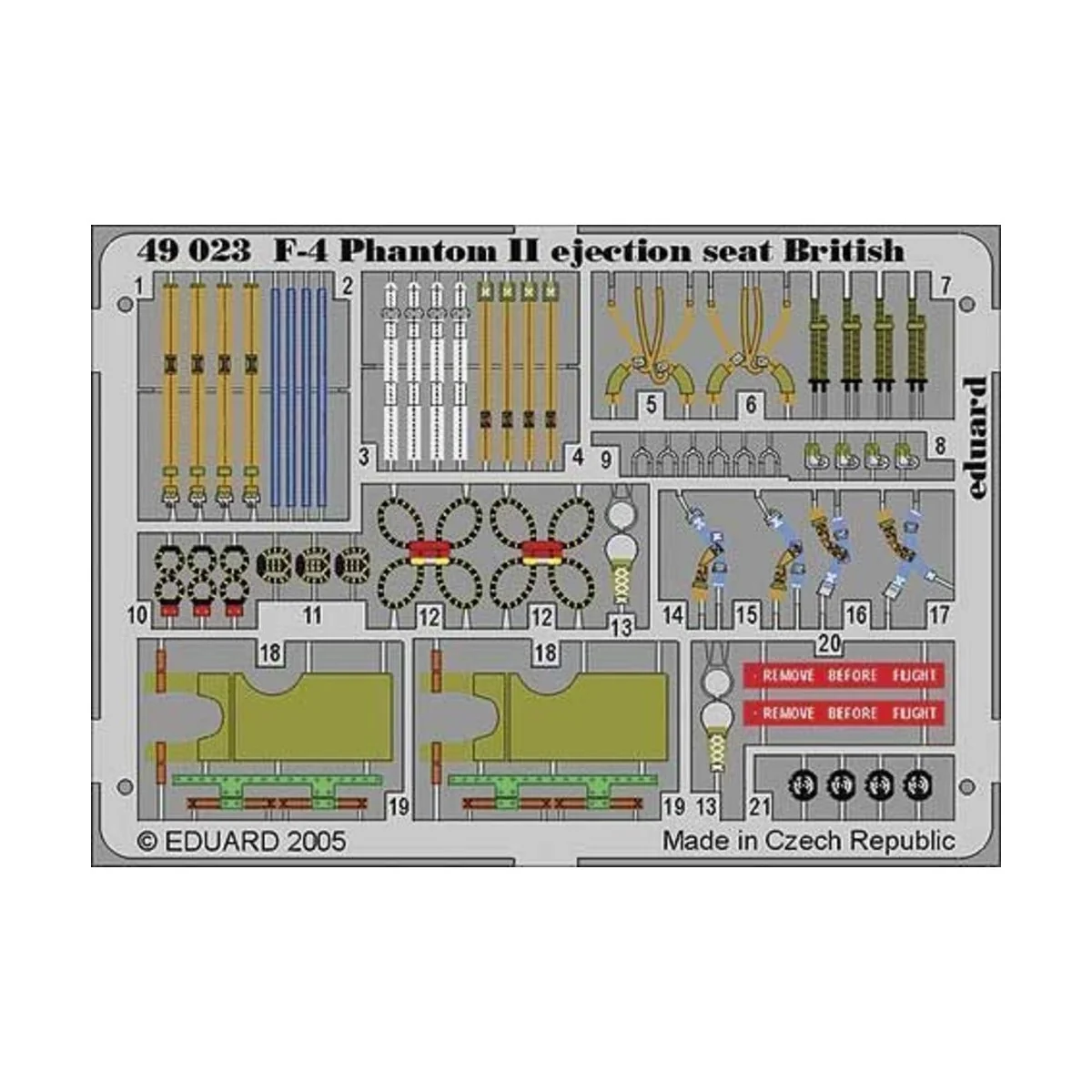 F-4 Phantom II ejection seat British für Hasegawa/Revell Bausatz - ...
