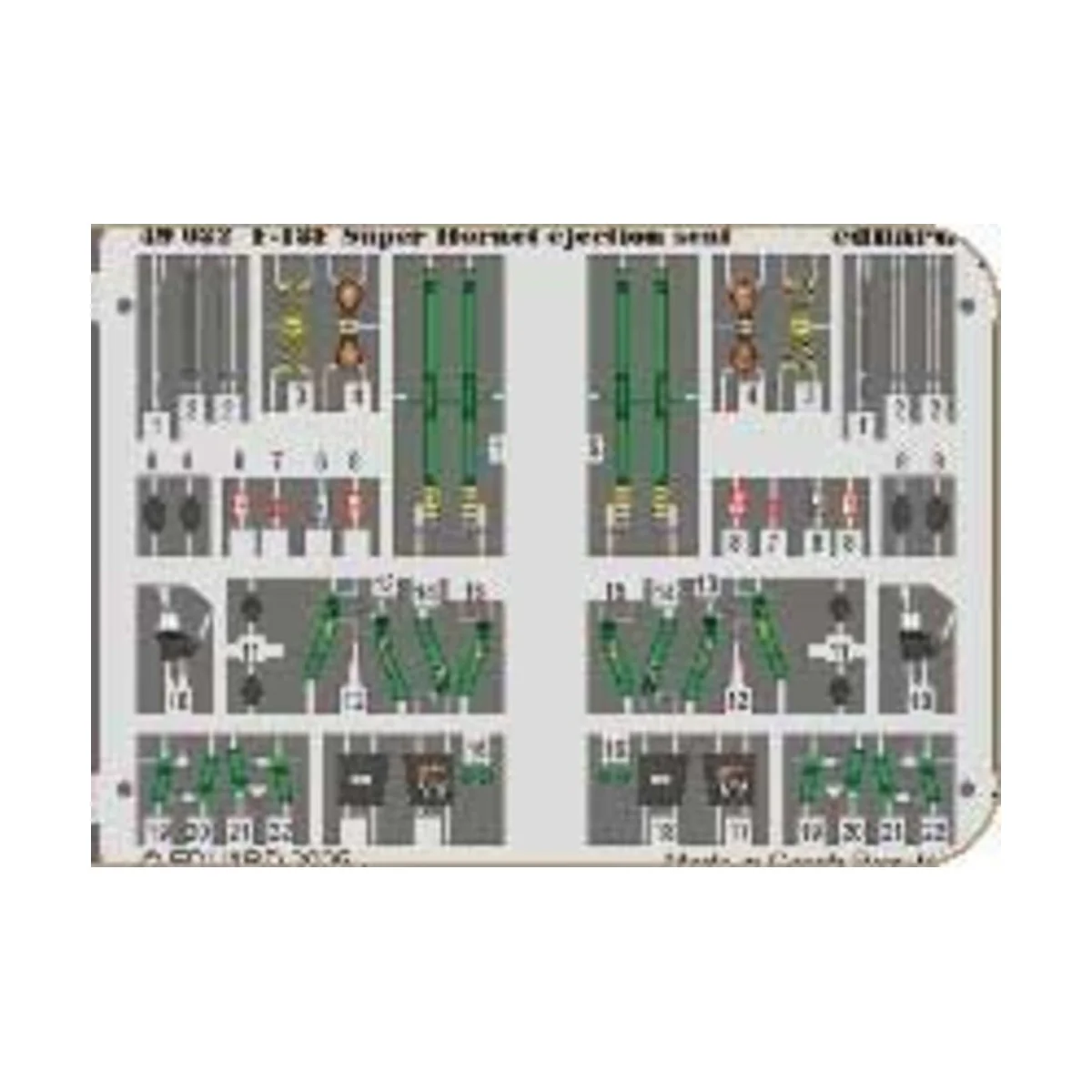 F-18E Super Hornet ejection seat für Hasegawa Bausatz - Eduard Acce...