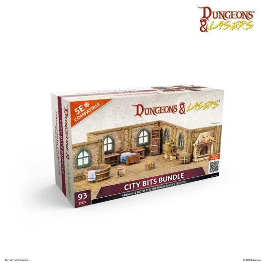Dungeons & Lasers Expansion Set: CITY BITS BUNDLE - Archon Studio D...