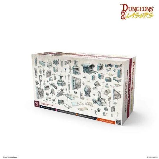 Dungeons & Lasers Expansion Set: CITY BITS BUNDLE - Archon Studio D...