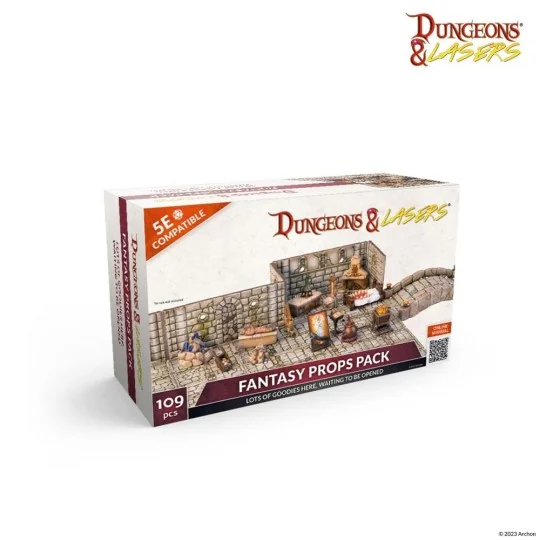 Dungeons & Lasers Expansion Set: FANTASY PROPS PACK - Archon Studio...