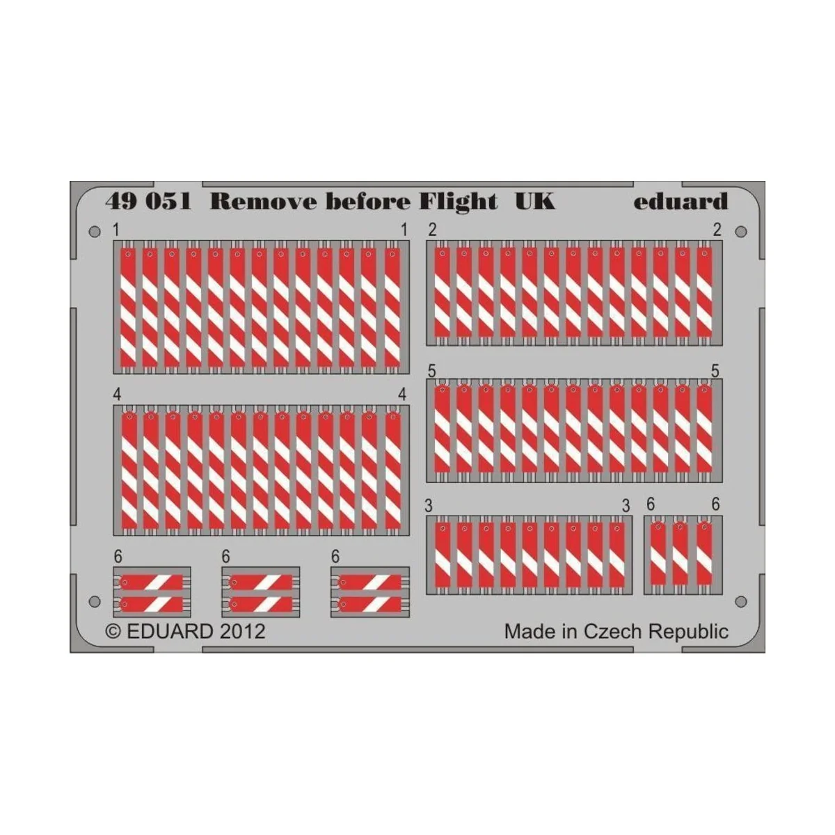 Remove before flight UK, 1/48 - Eduard Accessories 49051 Remove before flight UK, 1/48 - Eduard Accessories 49051