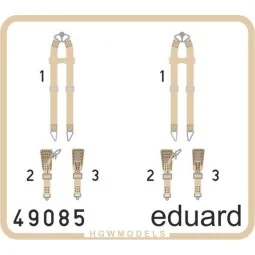 Seatbelts Luftwaffe WWII bombers SUPERFA, 1/48 - Eduard Accessories...