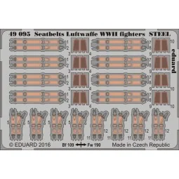 Seatbelts Luftwaffe WWII fighters STEEL, 1/48 - Eduard Accessories ...