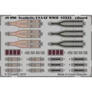 Seatbelts USAAF WWII STEEL - Eduard Accessories 49096