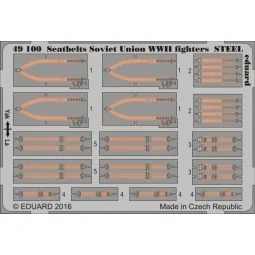 Seatbelts Soviet Union WWII fightersSTEE, 1/48 - Eduard Accessories...
