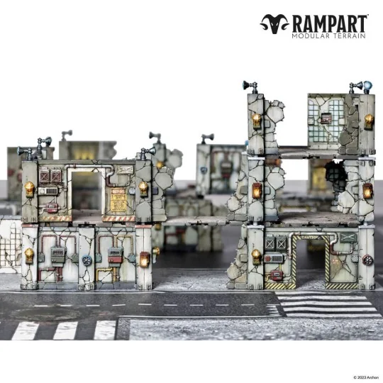 Modular Terrain: CITY RUINS - Archon Studio RAM0007