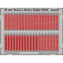 Remove Before Flight STEEL, 1/48 - Eduard Accessories 49103