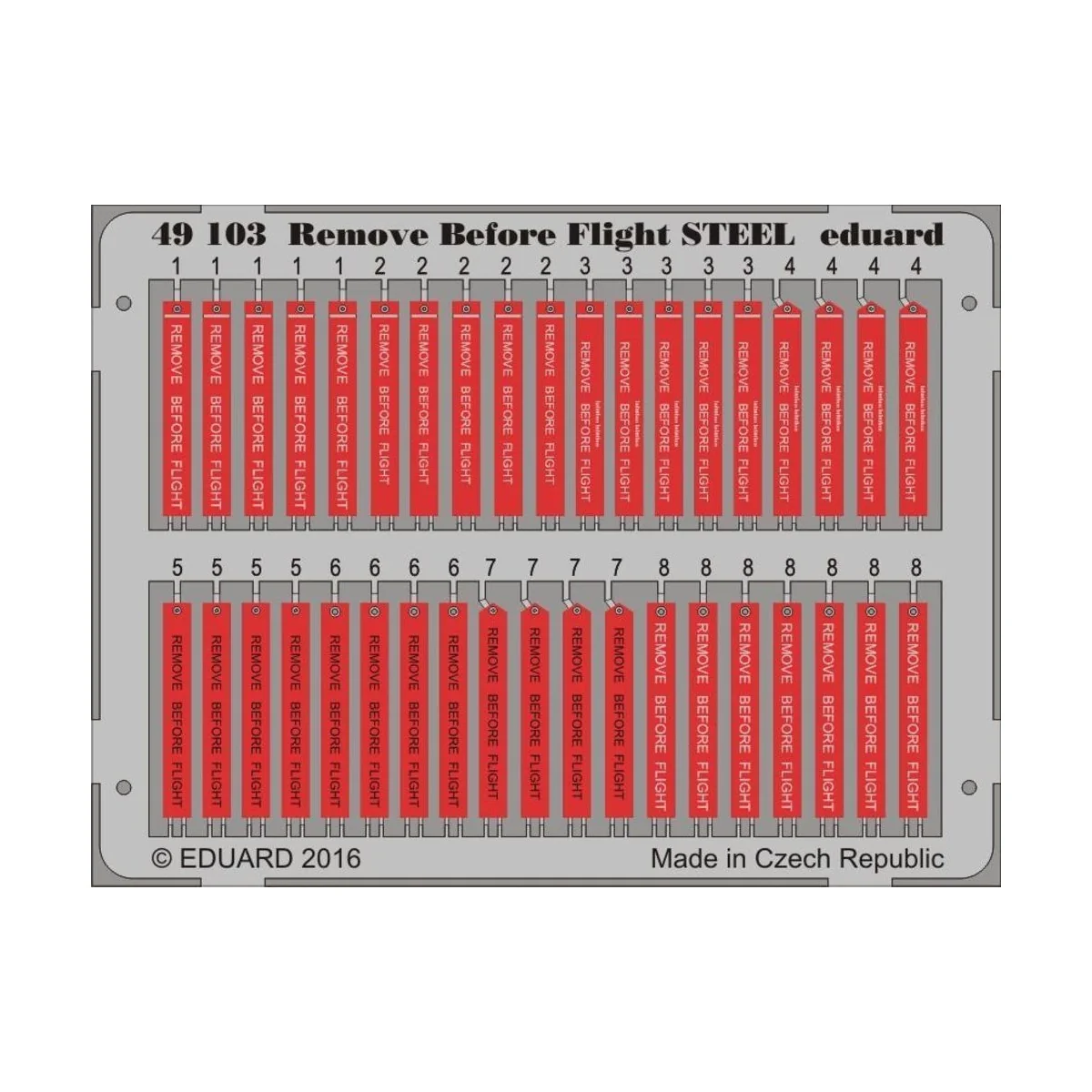 Remove Before Flight STEEL, 1/48 - Eduard Accessories 49103