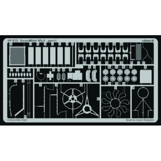 Swordfish Mk.I für Tamiya Bausatz, 1/48 - Eduard Accessories 49212 Swordfish Mk.I für Tamiya Bausatz, 1/48 - Eduard Accessories 49212