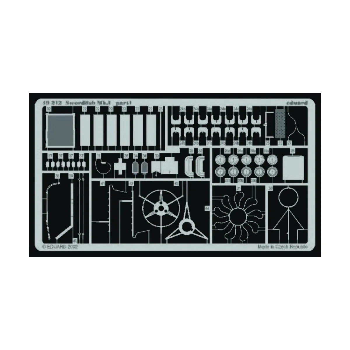Swordfish Mk.I für Tamiya Bausatz, 1/48 - Eduard Accessories 49212 Swordfish Mk.I für Tamiya Bausatz, 1/48 - Eduard Accessories 49212