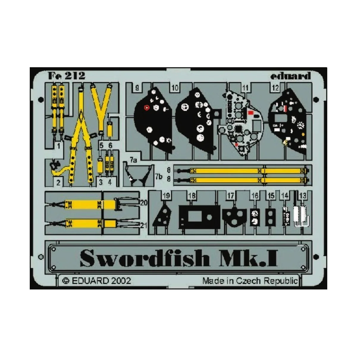 Swordfish Mk.I für Tamiya Bausatz, 1/48 - Eduard Accessories 49212 Swordfish Mk.I für Tamiya Bausatz, 1/48 - Eduard Accessories 49212