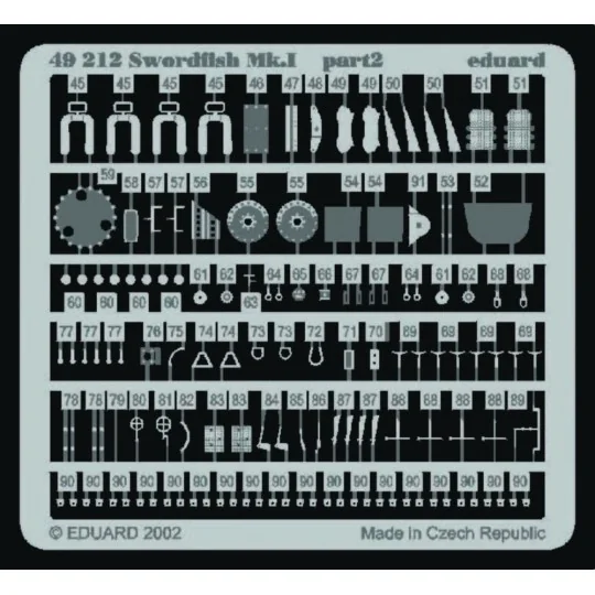 Swordfish Mk.I für Tamiya Bausatz, 1/48 - Eduard Accessories 49212 Swordfish Mk.I für Tamiya Bausatz, 1/48 - Eduard Accessories 49212