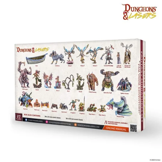 Dungeons & Lasers Miniatures: FANTASY MINIATURES SET - Archon Studi...