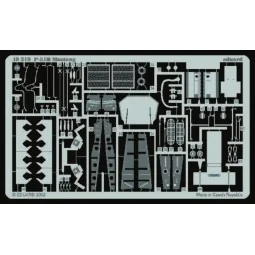 P-51B Mustang für Tamiya Bausatz, 1/48 - Eduard Accessories 49219