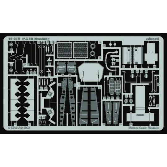 P-51B Mustang für Tamiya Bausatz - Eduard Accessories 49219