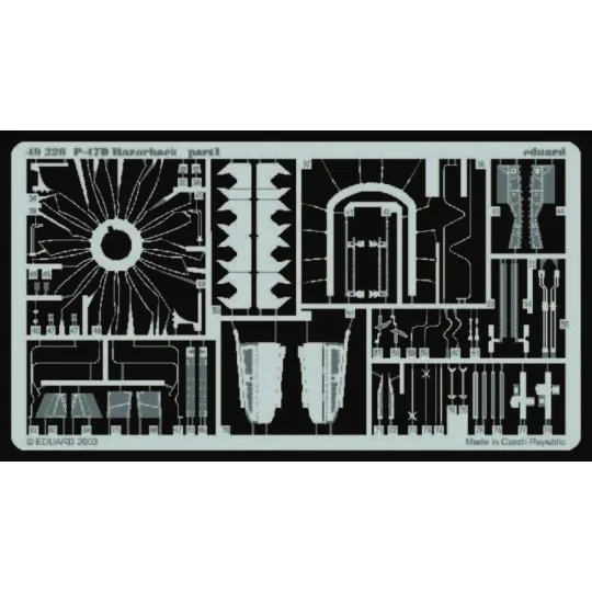 P-47D Razorback für Tamiya Bausatz - Eduard Accessories 49226