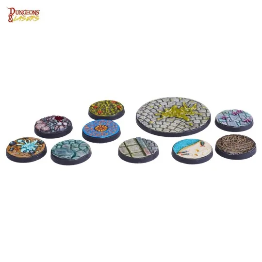 Dungeons & Lasers Miniatures: SCENIC URBAN BASES SET - Archon Studi...