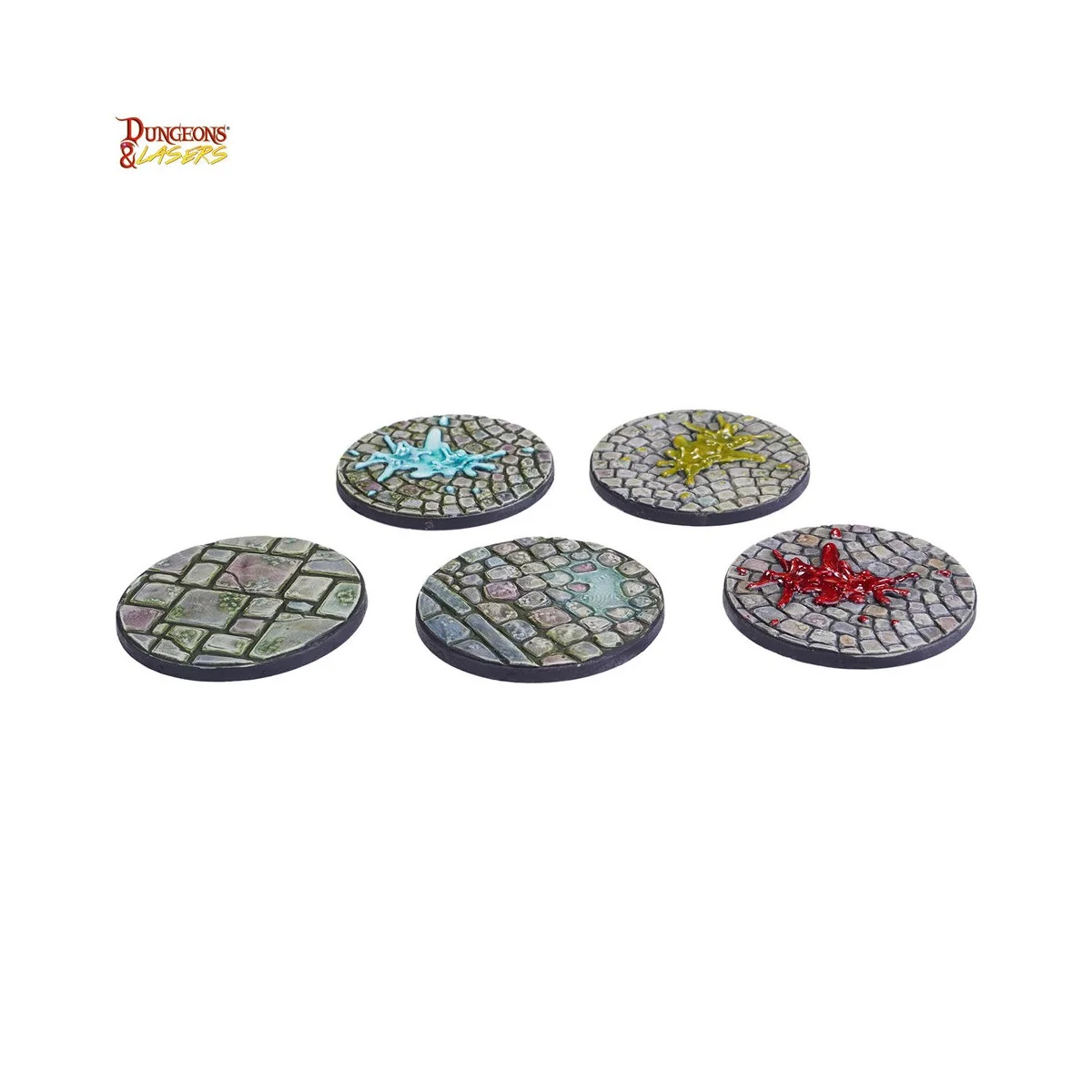 Dungeons & Lasers Miniatures: SCENIC URBAN BASES SET - Archon Studi...