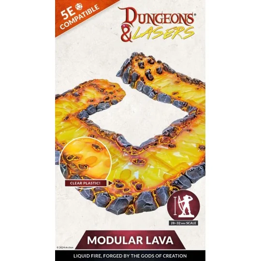 Dungeons & Lasers Expansion Set: MODULAR LAVA - Archon Studio DNL0073