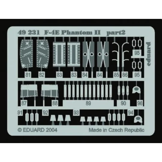 F-4E Phantom II für Hasegawa Bausatz, 1/48 - Eduard Accessories 49231