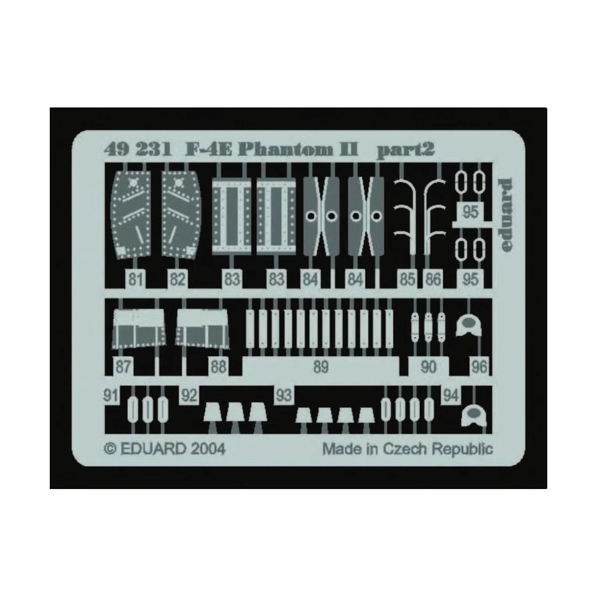 F-4E Phantom II für Hasegawa Bausatz, 1/48 - Eduard Accessories 49231