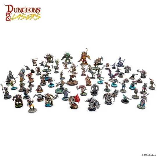 Dungeons & Lasers Miniatures: DEUSLAIR: CORE SET - Archon Studio DN...