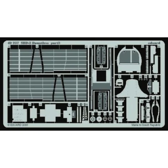 SBD-3 Dauntless für Hasegawa Bausatz, 1/48 - Eduard Accessories 49237